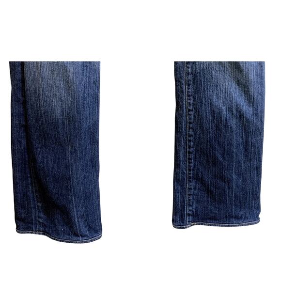 Rock & Republic Jeans Women Size 27 32x33 Blue Low Rise Wide Bottom Medium Wash - Picture 4 of 16